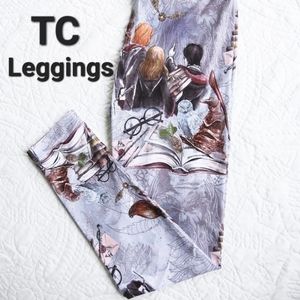 New Harry Potter TC LEGGINGS Magic Books PLUS 14-16-18-20-22